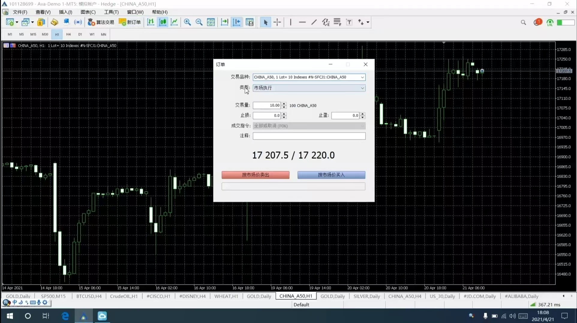 如何在MT5中开平仓？MT5交易指南